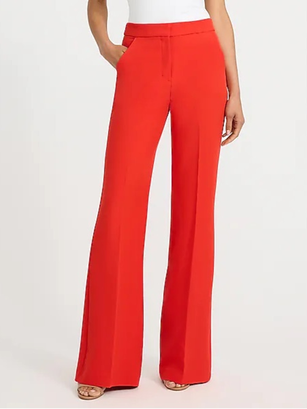 NWT Express Editor High Waisted Slim Flare Pant in Signature Stretch